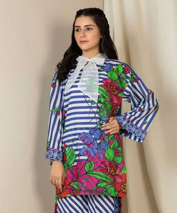 Kashmir Blue Zellbury Summer Lawn 2021